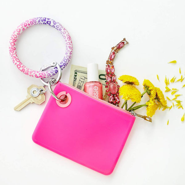 Mini Silicone Pouch | Tickled Pink