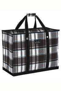 4 Boys Jumbo Zip-Top Tote | Plaid Pitt