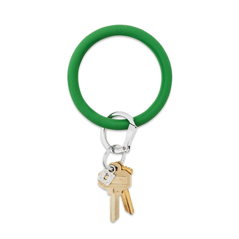 Silicone Big O Key Ring | Jewel Tone Collection | Shamrock