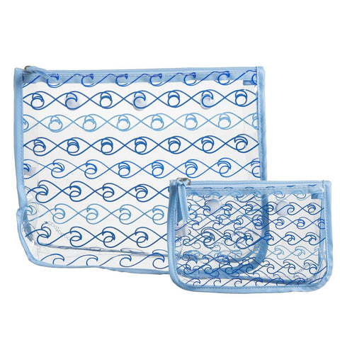 Bogg Bag Decorative Insert Bags ( Set of 2) | Blue Waves
