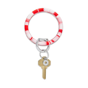 Silicone Big O Key Ring | Cherry On Top Marble