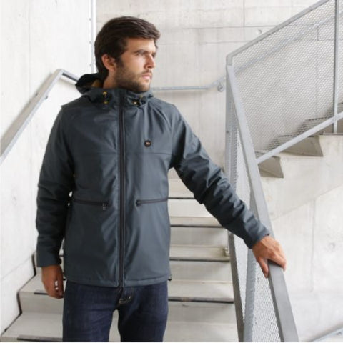 Blue Storm Dark Grey Coat