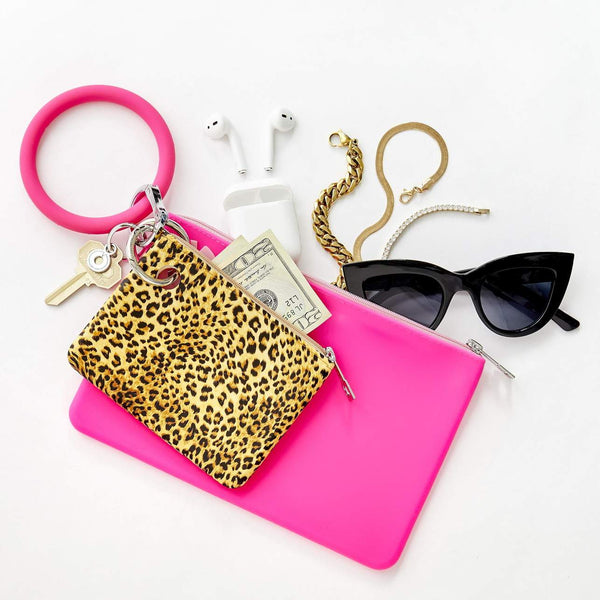 Mini Silicone Pouch | Cheetah
