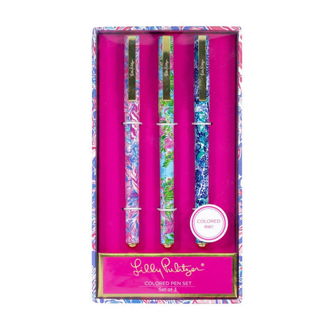 Lilly Pulitzer Colored Pen Set | Viva La Lilly