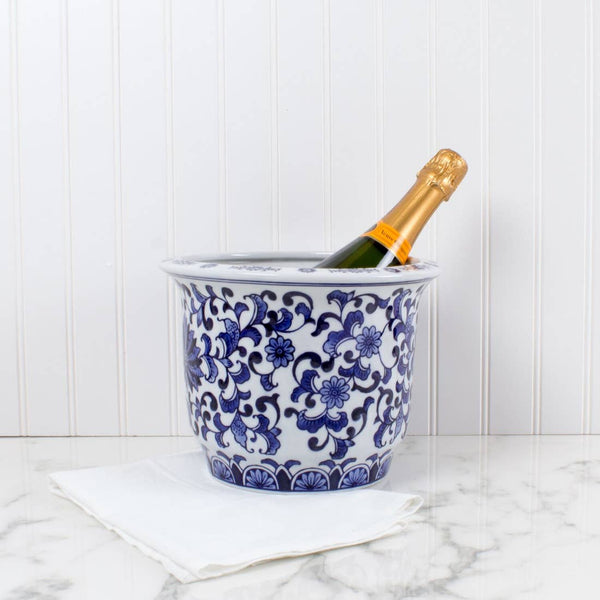 Chinoiserie Wine Bucket/Planter