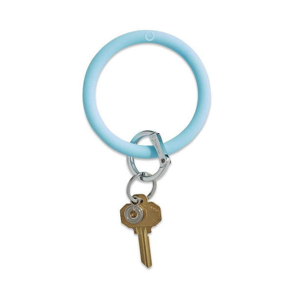 Silicone Big O Key Ring | Pastel Collection | Sweet Carolina Blue