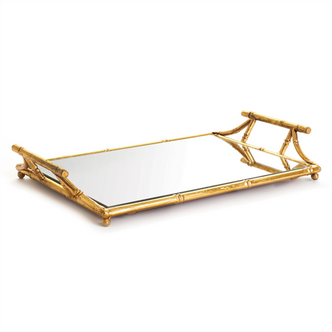 Daphne Gold Bamboo Tray