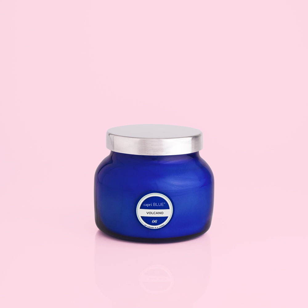 Signature Volcano Blue Jar Candle - 19oz