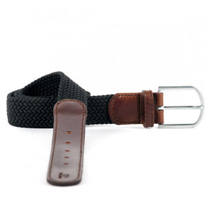 The Black Trendy - Woven Elastic Belt