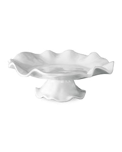 VIDA Havana Pedestal Cake Plate | White