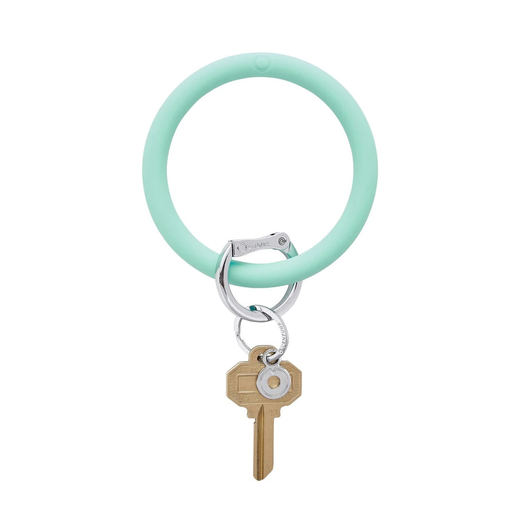 Silicone Big O Key Ring | Pastel Collection | Pistachio