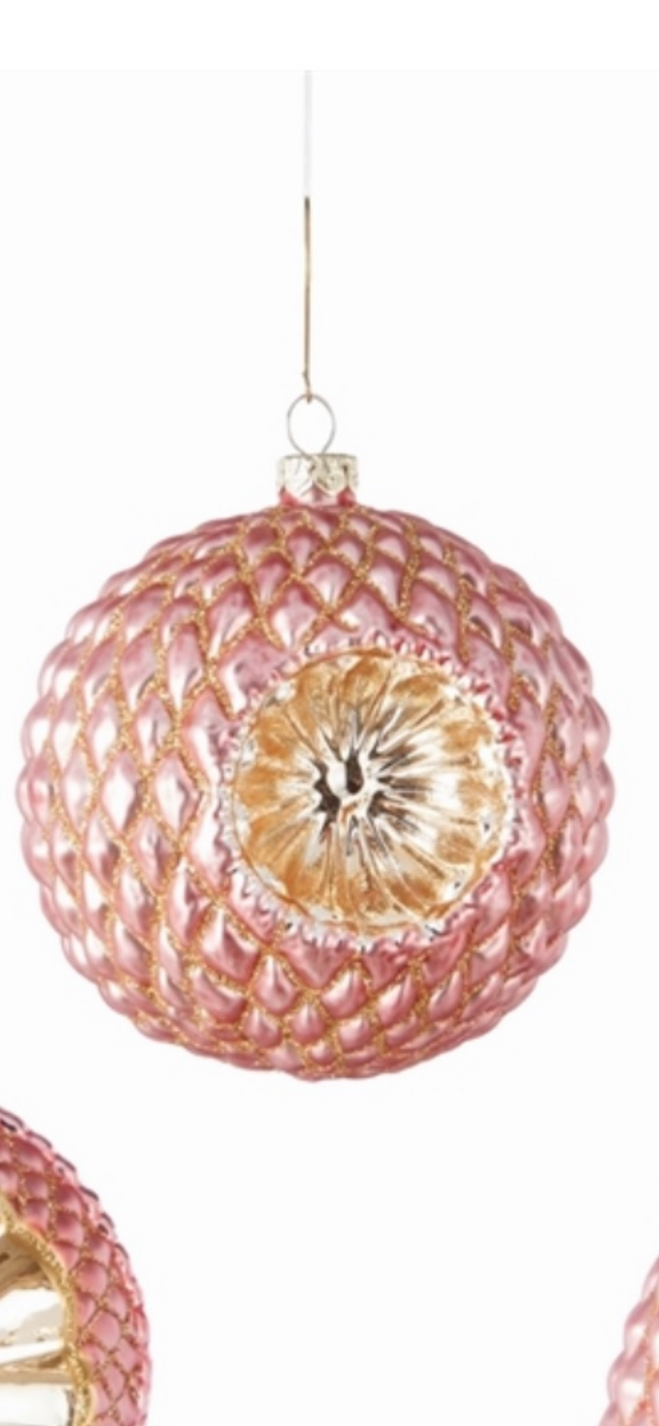 Blush Tufted Ornament