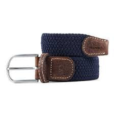 Navy Blue - Woven Elastic Belt