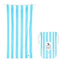 XL Quick Dry Beach Towel | Tulum Blue