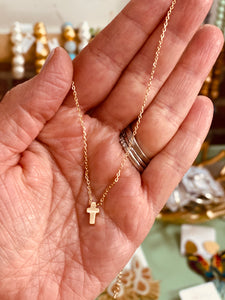 Eternity Cross Necklace