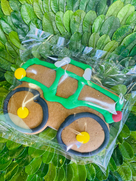 Monster Truck Gingerbread Cookie