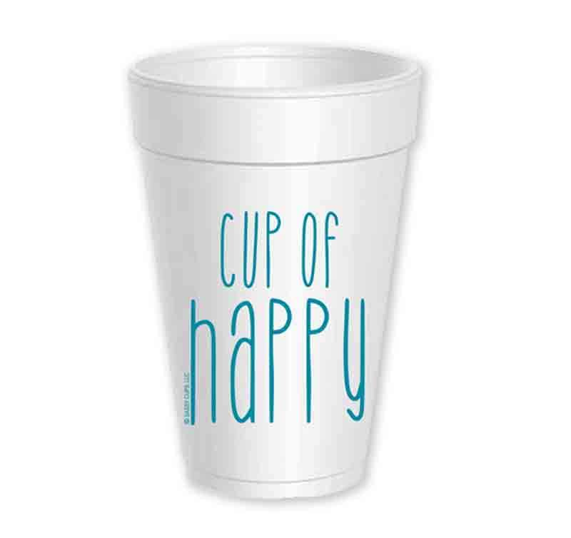 Cup of Happy Foam Cups