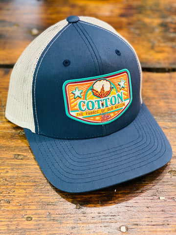 Cotton Patch Trucker Hat | Navy/Grey