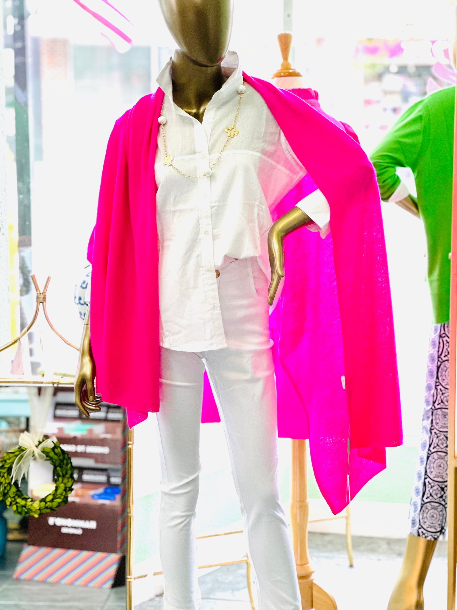 Cashmere Wrap | Fiji Magenta