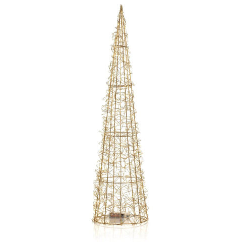 Gold Wire LED Tree