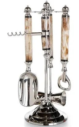 5 Piece Hanging Bar Tool Set with Bone Handles