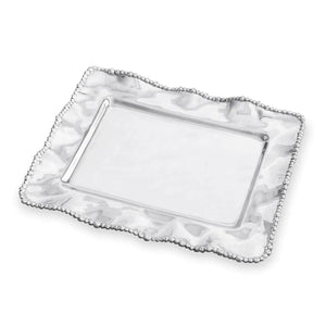 Organic Pearl Rectangular Tray