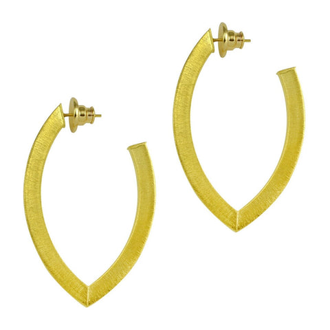 Monaco Pointed Hoop Earrings