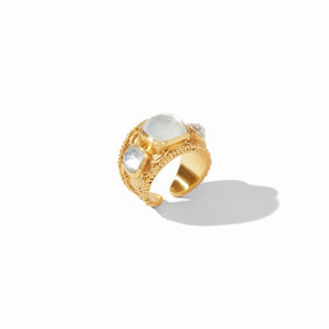 Trieste Statement Ring | Iridescent Clear Crystal