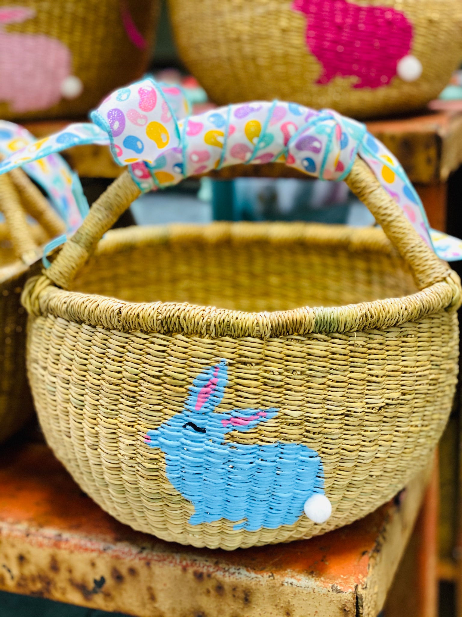 Bunnies and Bow's Easter Basket