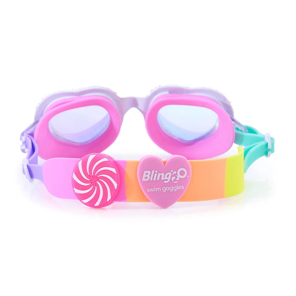 I Love Candy Sweethearts Swim Goggles
