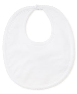 White/White Kissy Basics Bib