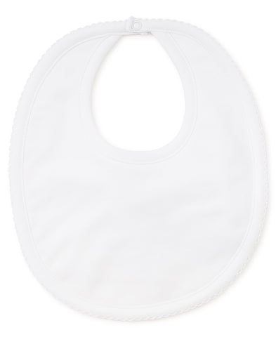 White/White Kissy Basics Bib