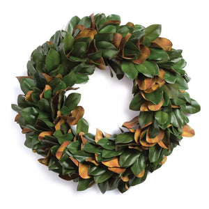 Grand Magnolia Leaf Wreath | 24"