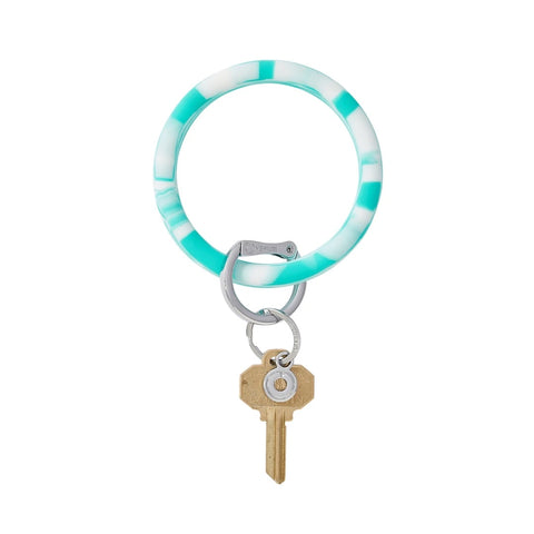 Silicone Big O Key Ring | In The Pool Marble