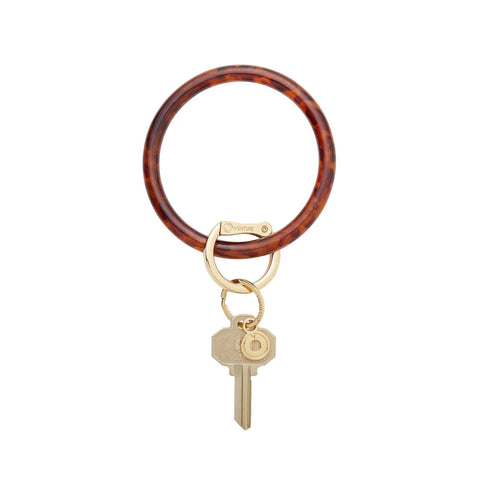 Resin Big O Key Ring | Tortoise
