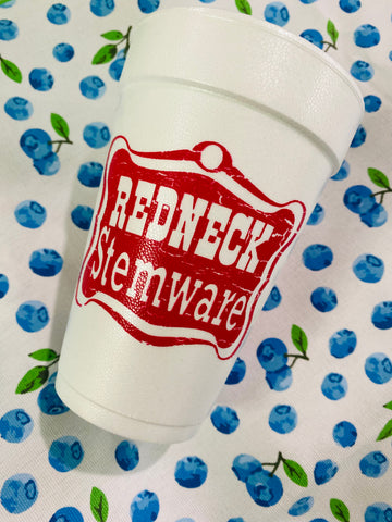 Redneck Stemware Foam Cups