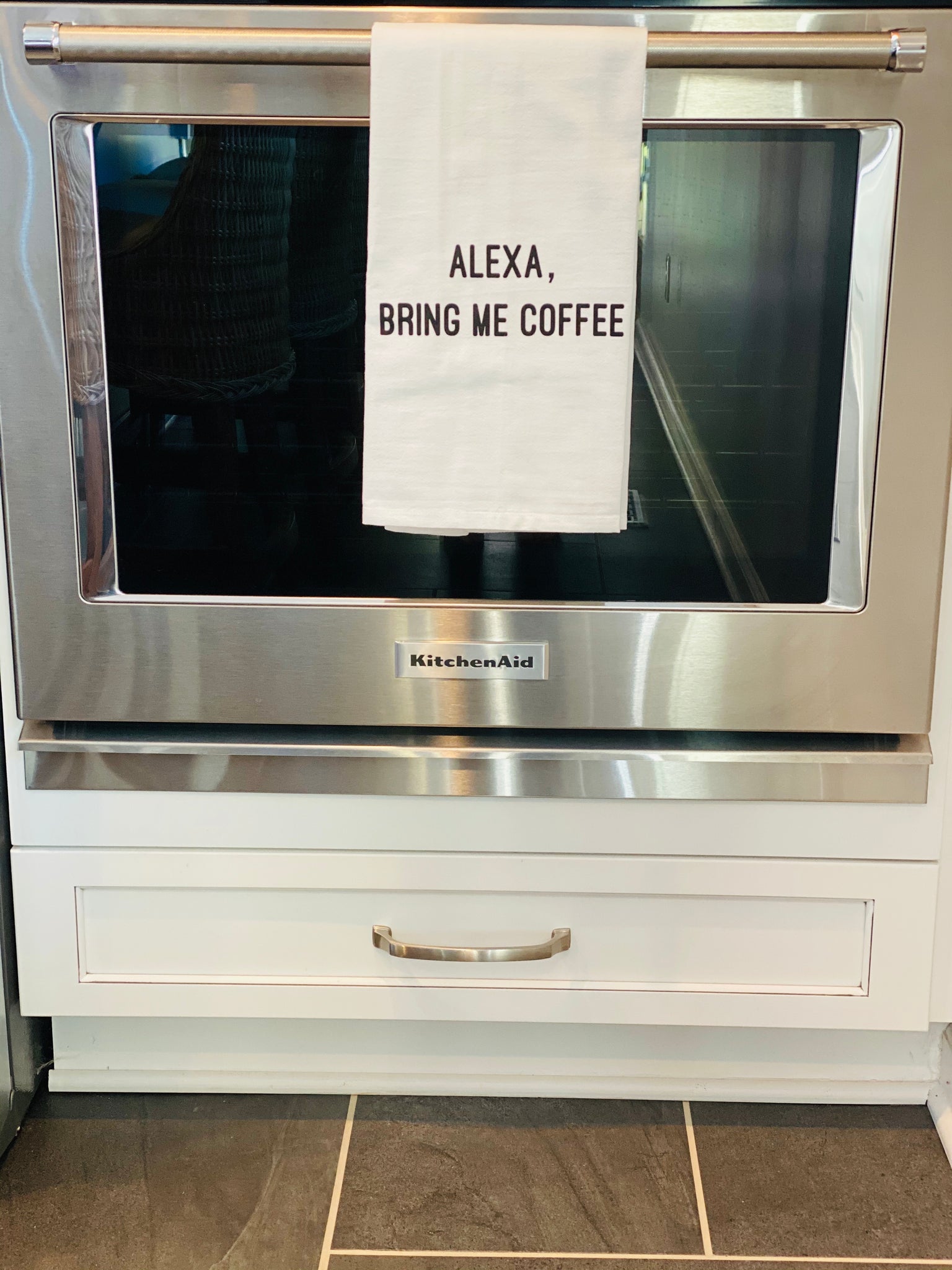 Alexa, Bring Me Coffee Tea Towel