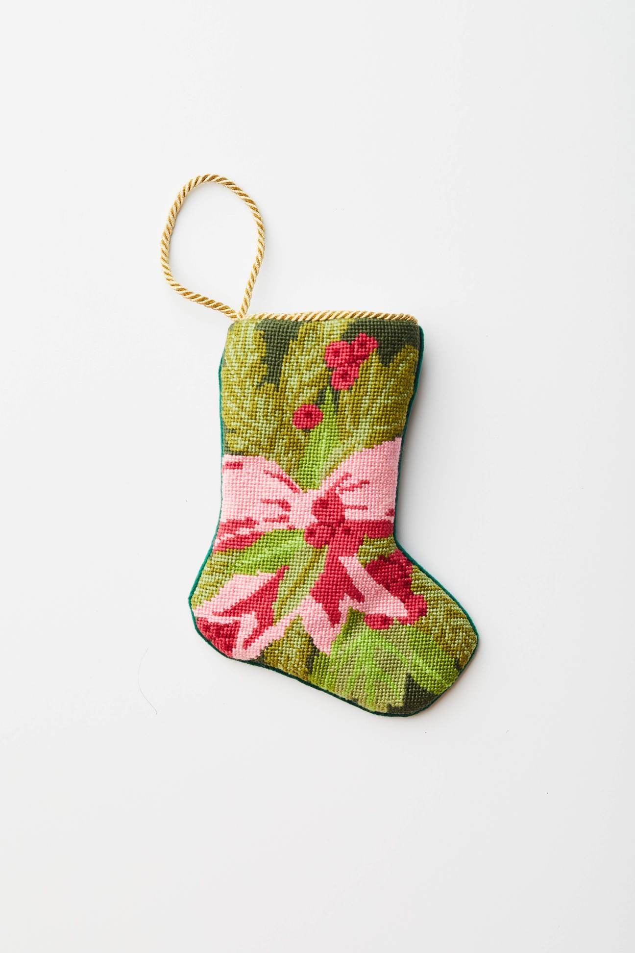 Holiday Greetings Bauble Stocking