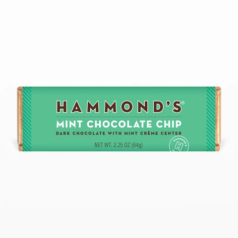 Mint Chocolate Chip Dark Chocolate Bar