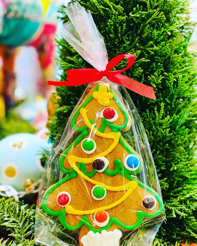 Giant Christmas Tree Gingerbread Cookie
