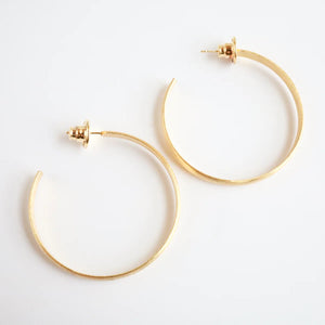 Georgina Concave Hoop Earrings