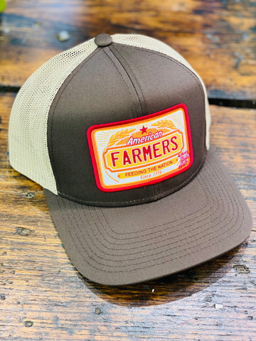 Feeding the Nation Wheat Trucker Hat | Brown/Khaki