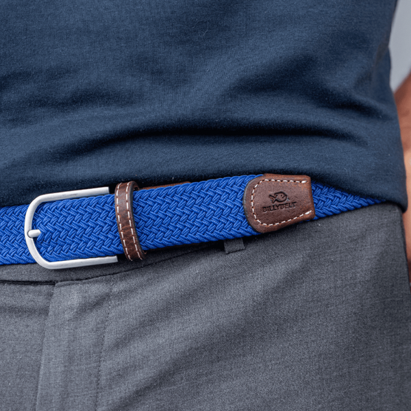 Royal Blue - Woven Elastic Belt