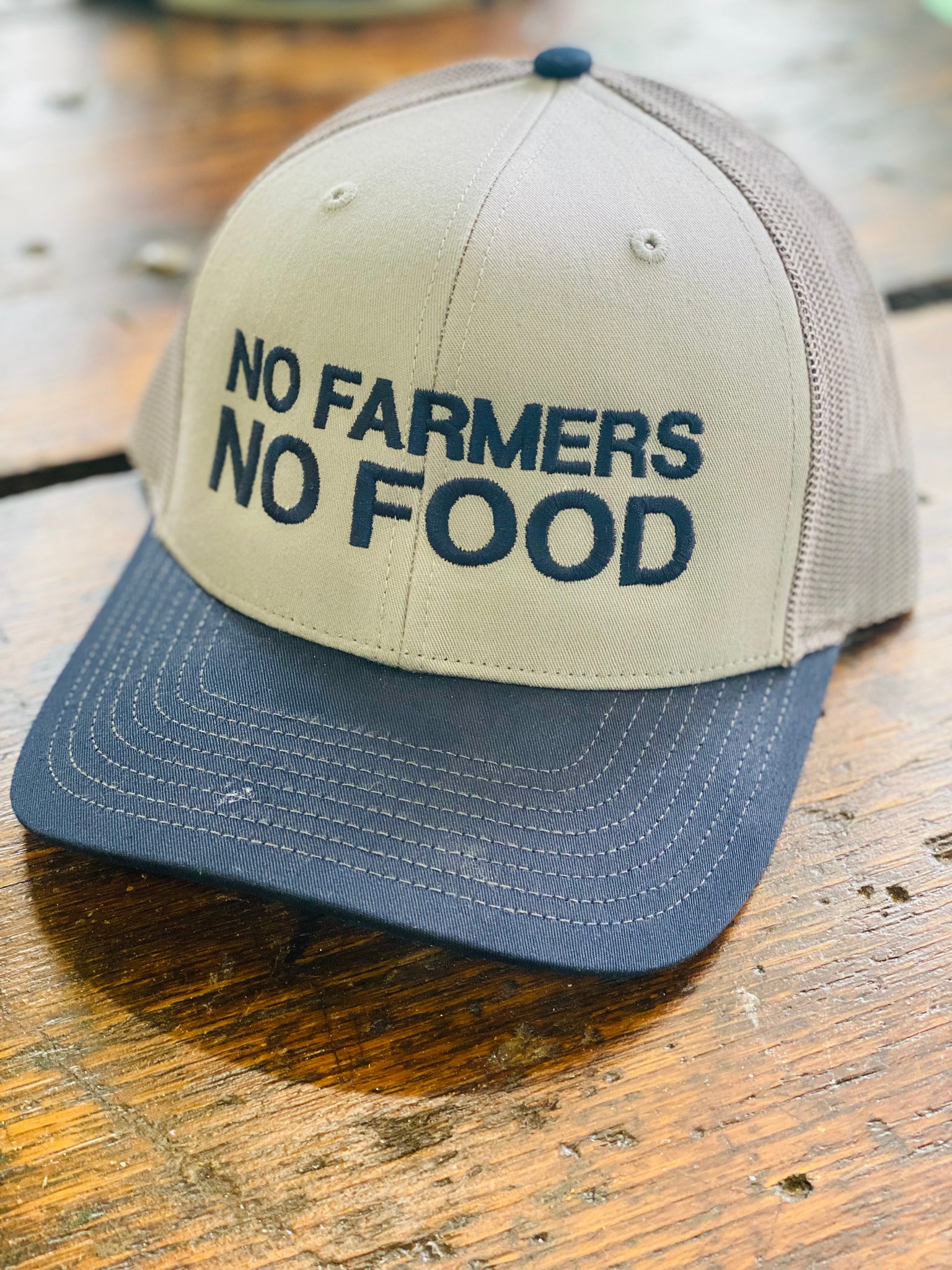 No Farmers No Food Trucker Hat