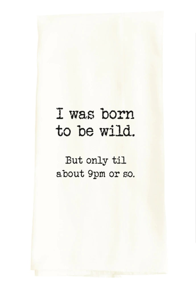 Born To Be Wild Kitchen Towel