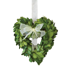Boxwood Heart-Shaped Wreath