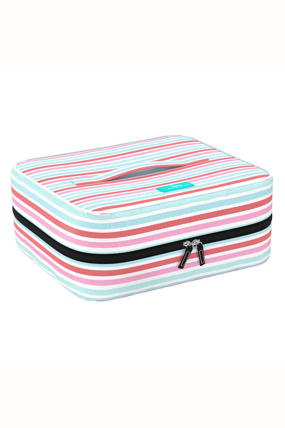 Pouch Multicolor Compartment Makeup Bag, For Cosmetic,Makeup, Rectangle