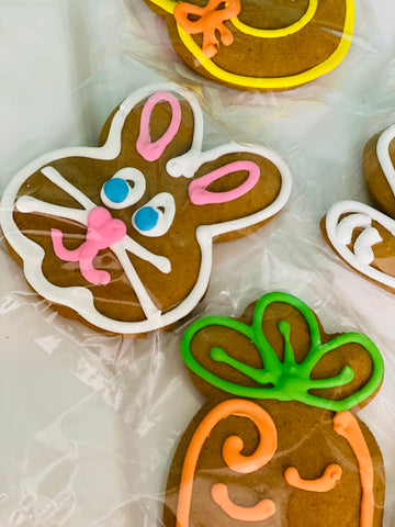 Easter Bunny Gingerbread Cookie