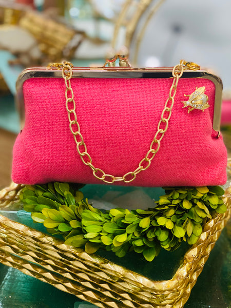 Trixie Lady Bag | Pink Wool