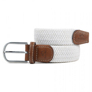 Coco White - Woven Elastic Belt